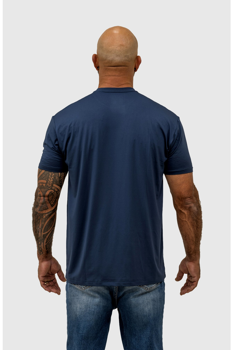 Active Tech Crew Neck T-Shirt, Alternate, color, Slate Blue