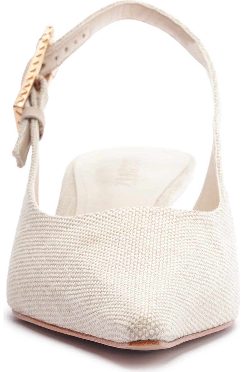 Schutz Ciara Pointed Toe Slingback Kitten Heel Pump, Alternate, color,