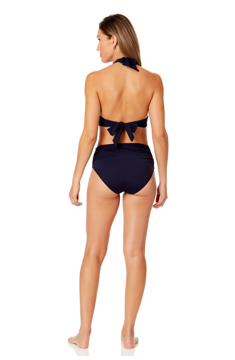 Anne Cole Women's Halter Bikini Top - Navy, Alternate, color, Navy