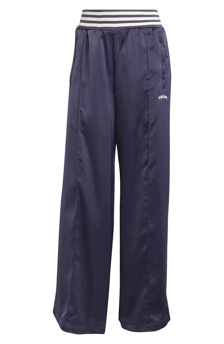 adidas Originals Wide Leg Satin Track Pants, Alternate, color,