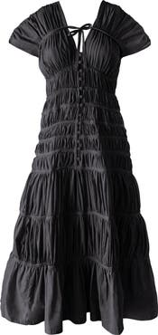 BRUNNA.CO The Srikandi Ruffle Maxi Dress