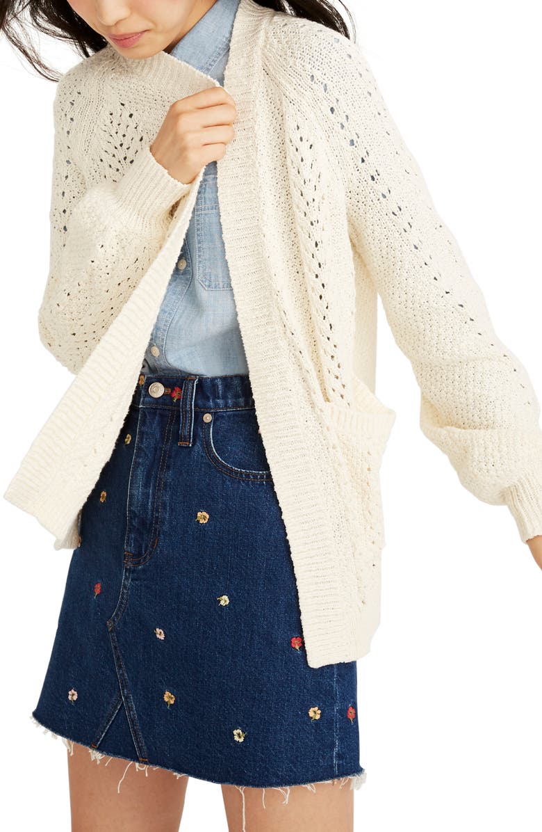 Madewell Sunnyvale Cardigan Sweater, Main, color, 