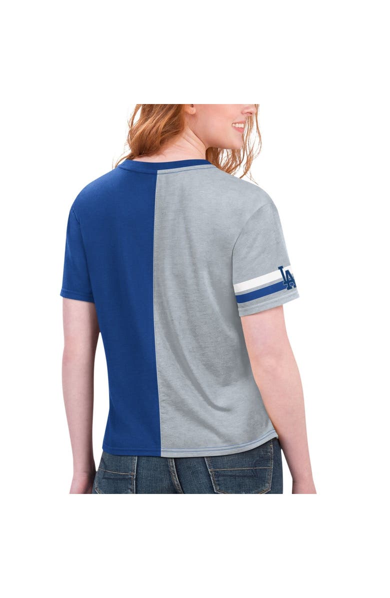 STARTER Women's Starter Royal/Gray Los Angeles Dodgers Power Move T-Shirt, Alternate, color, 
