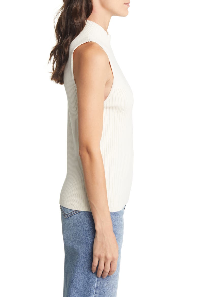 Pearson Mock-Neck Sweater Tank, Alternate, color, ANTIQUE CREAM