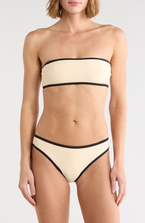 Bandeau Bikini Top & Bottoms Set