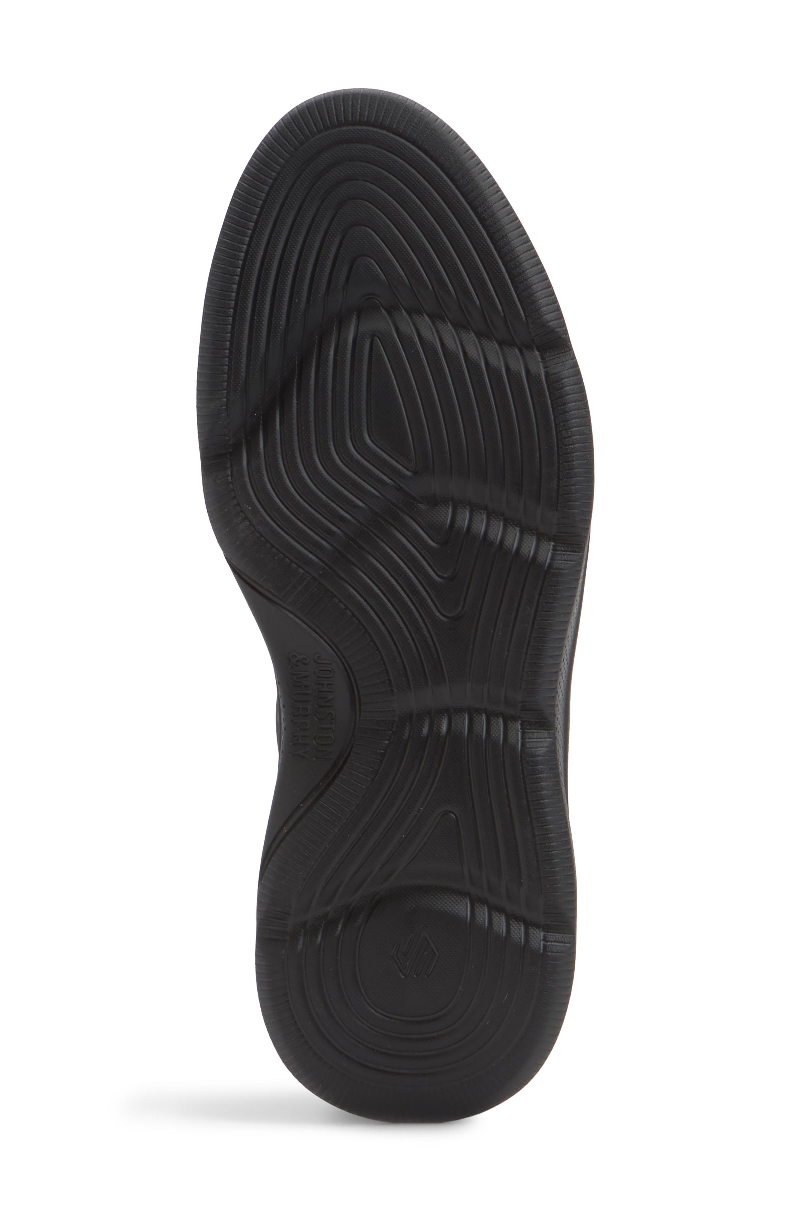 Johnston & Murphy Hayden Plain Toe Derby Sneaker, Alternate, color, Black