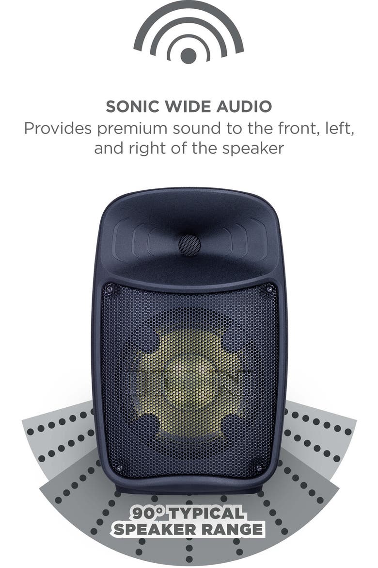 Pro Glow Express Portable Bluetooth Speaker, Alternate, color, Multicolor