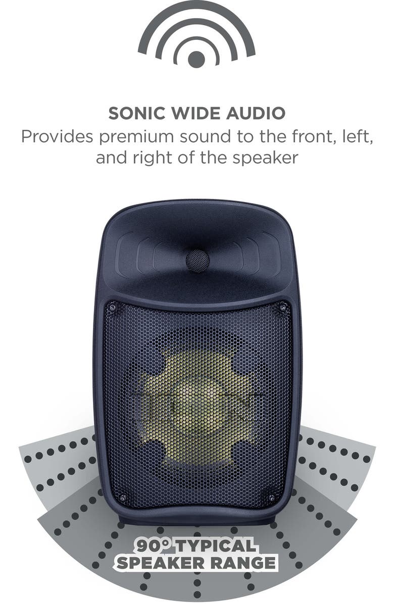 Ion Audio Pro Glow Express Portable Bluetooth Speaker, Alternate, color, Multicolor