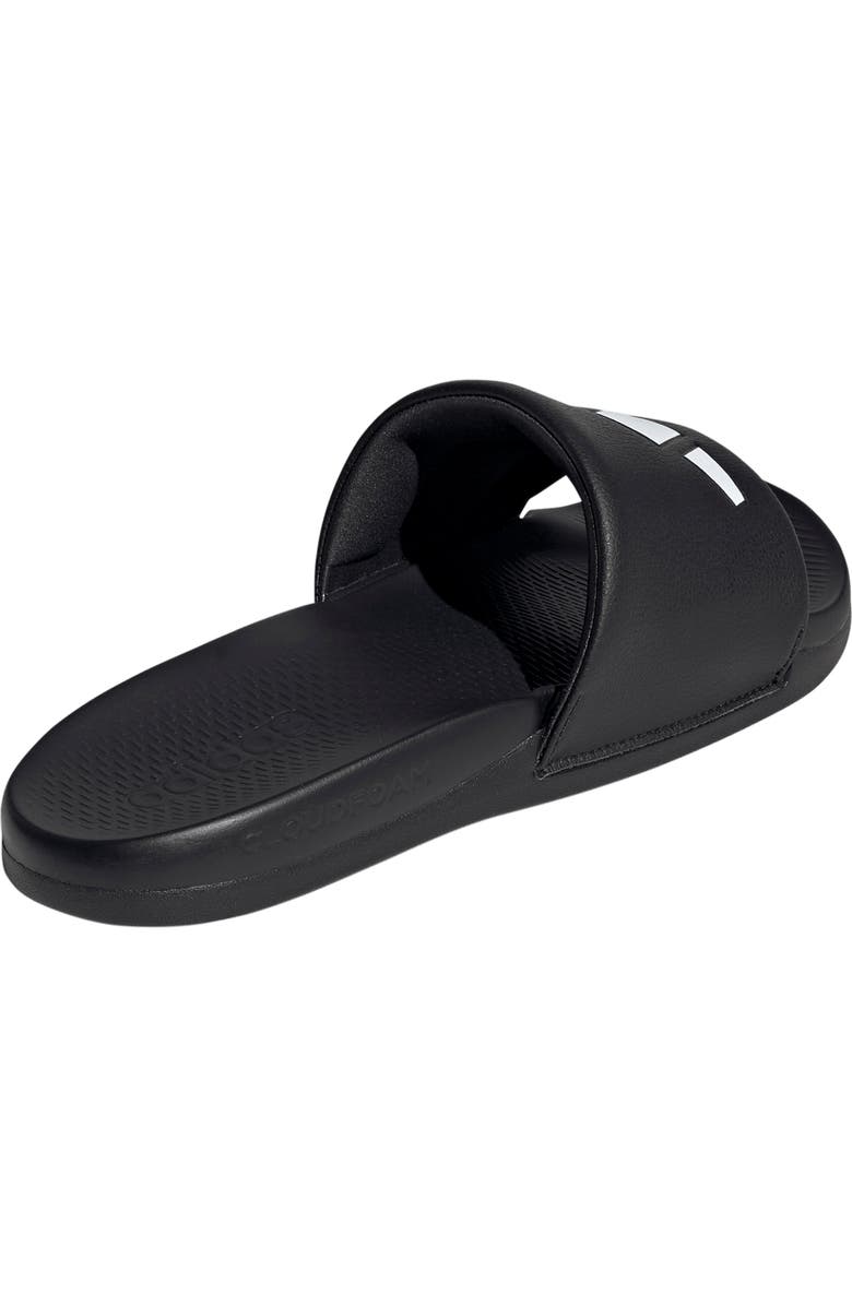 adidas Gender Inclusive Adilette Comfort 2.0 Slide Sandal, Alternate, color, Black/ White/ Black