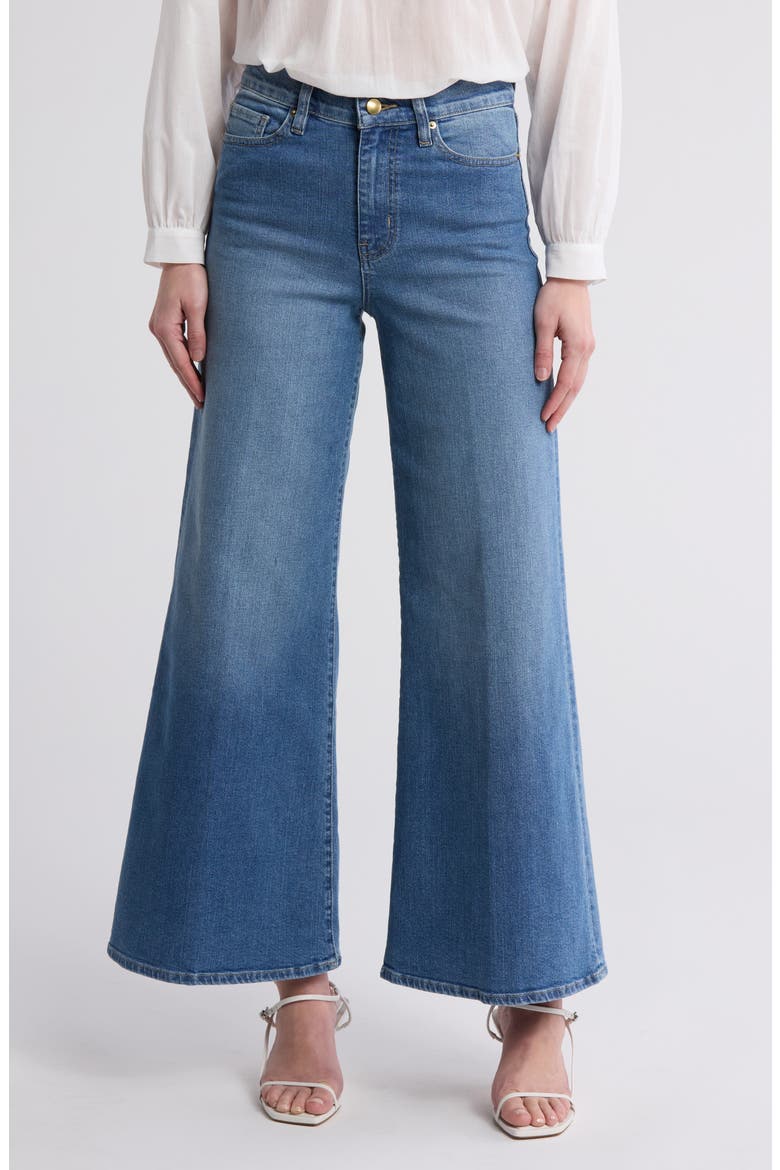 Le Crop Palazzo Jeans, Main, color, GENEVA