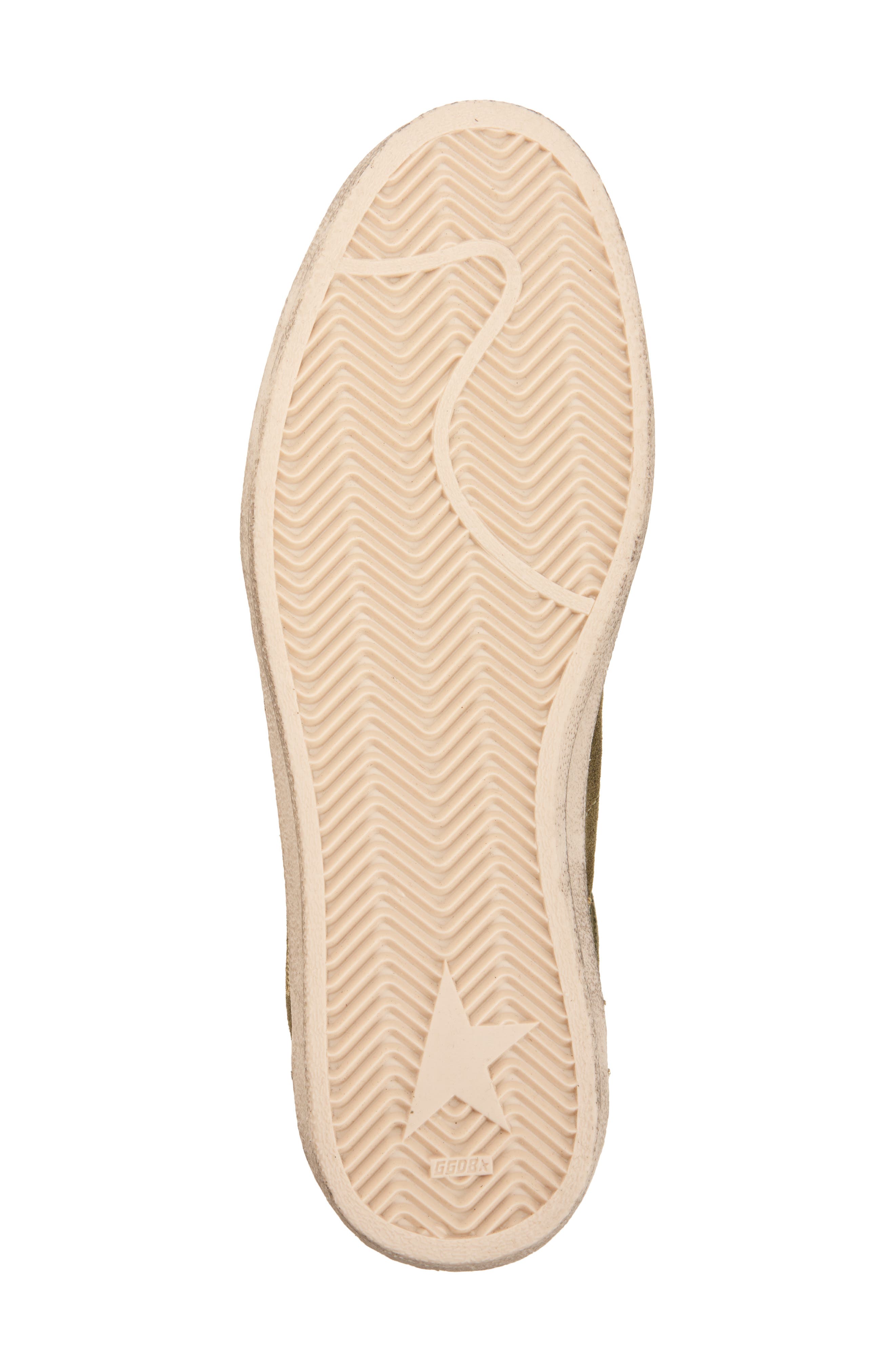 Golden Goose Ball Star Low Top Sneaker, Alternate, color, Olive Green/ Gold