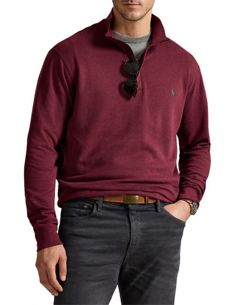 Big & Tall Luxe 1/4-Zip Pullover
