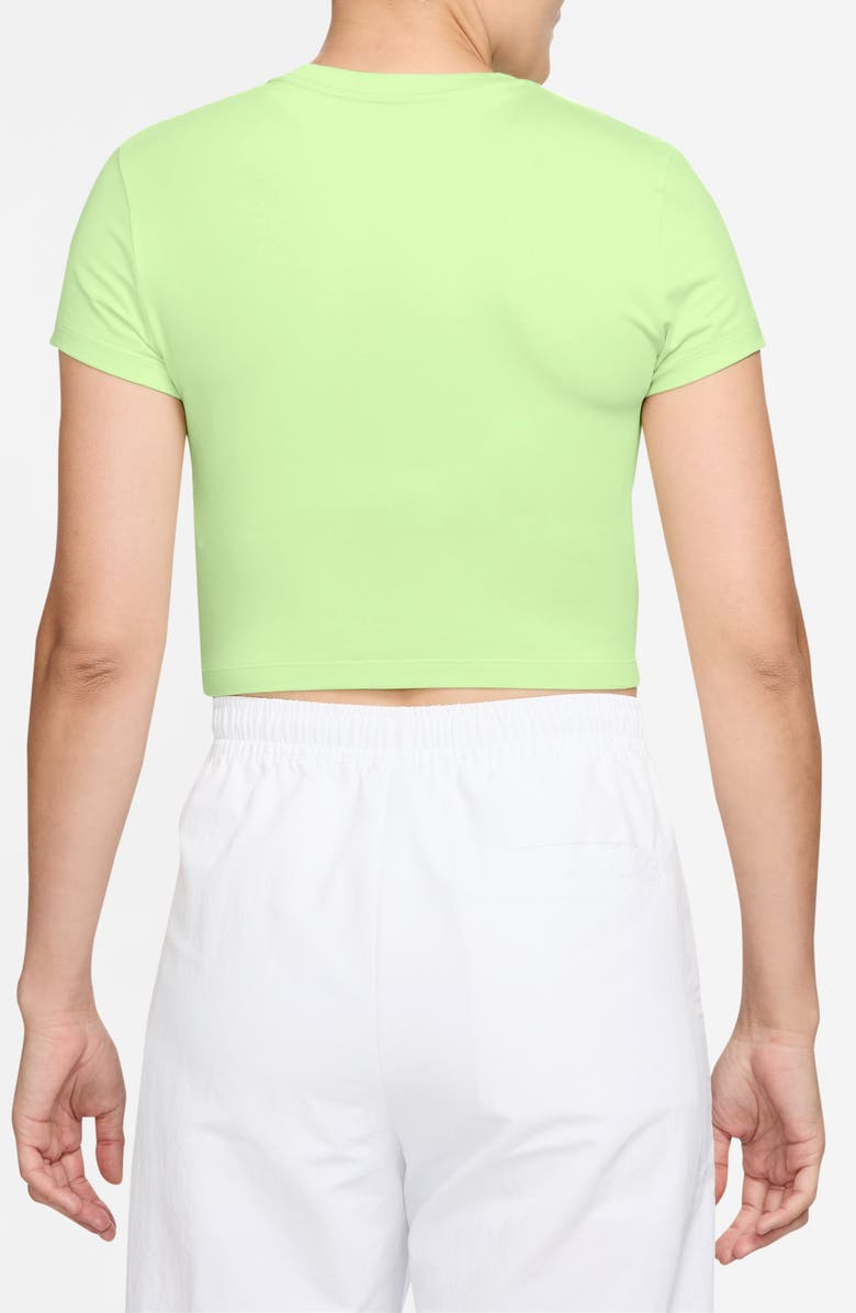 Nike Sportswear Crop T-Shirt, Alternate, color, Light Liquid Lime
