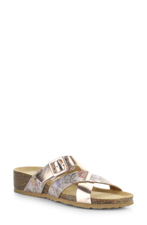 Lina Wedge Slide Sandal (Women)