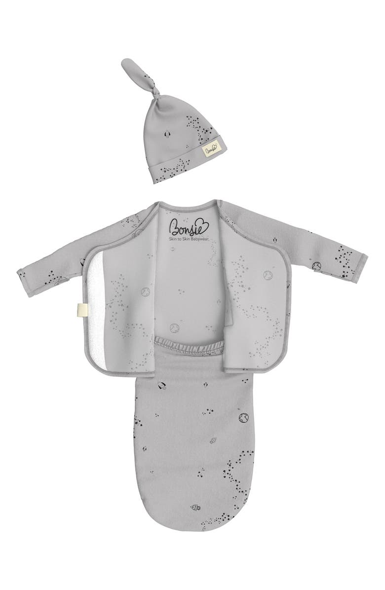 BONSIE Baby Skin to Skin Bodysuit Bag and Hat Set, Alternate, color, 