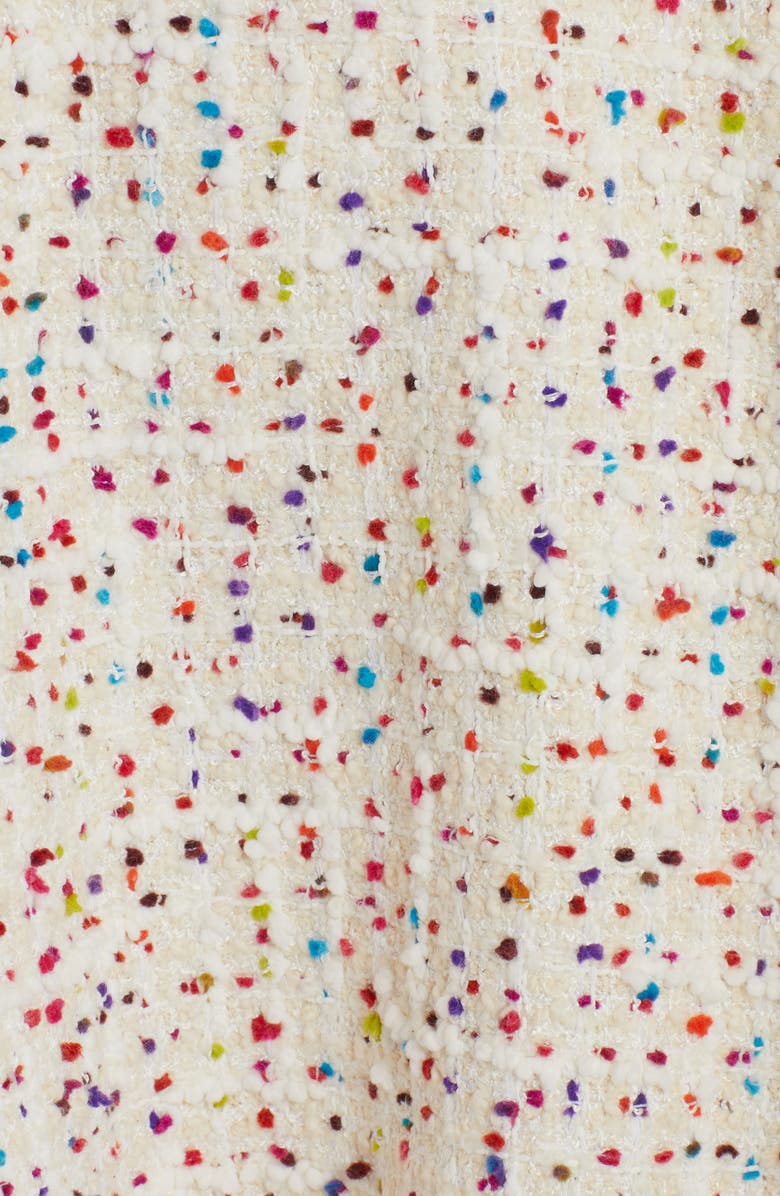 Valentino Tweed Pois Miniskirt, Alternate, color,