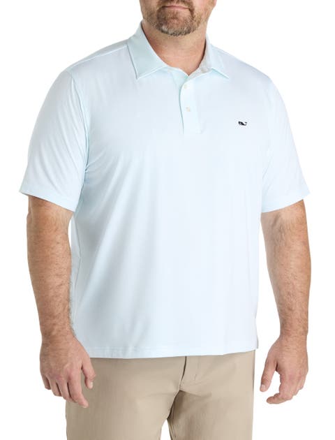 Big & Tall St. Jean Striped Sankaty Polo Shirt