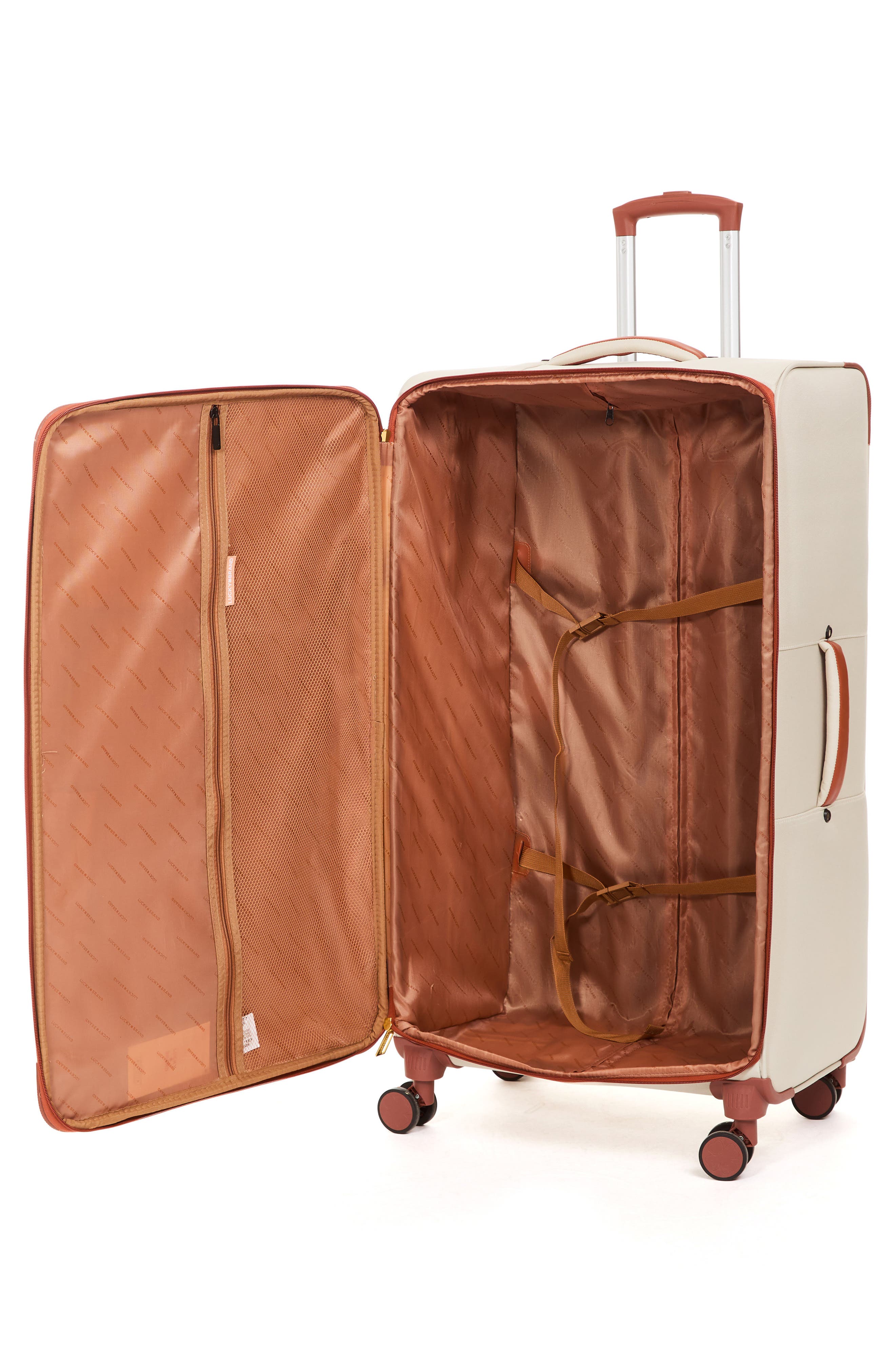 Lucky Brand Mason 3-Piece Luggage Set, Alternate, color, Khaki