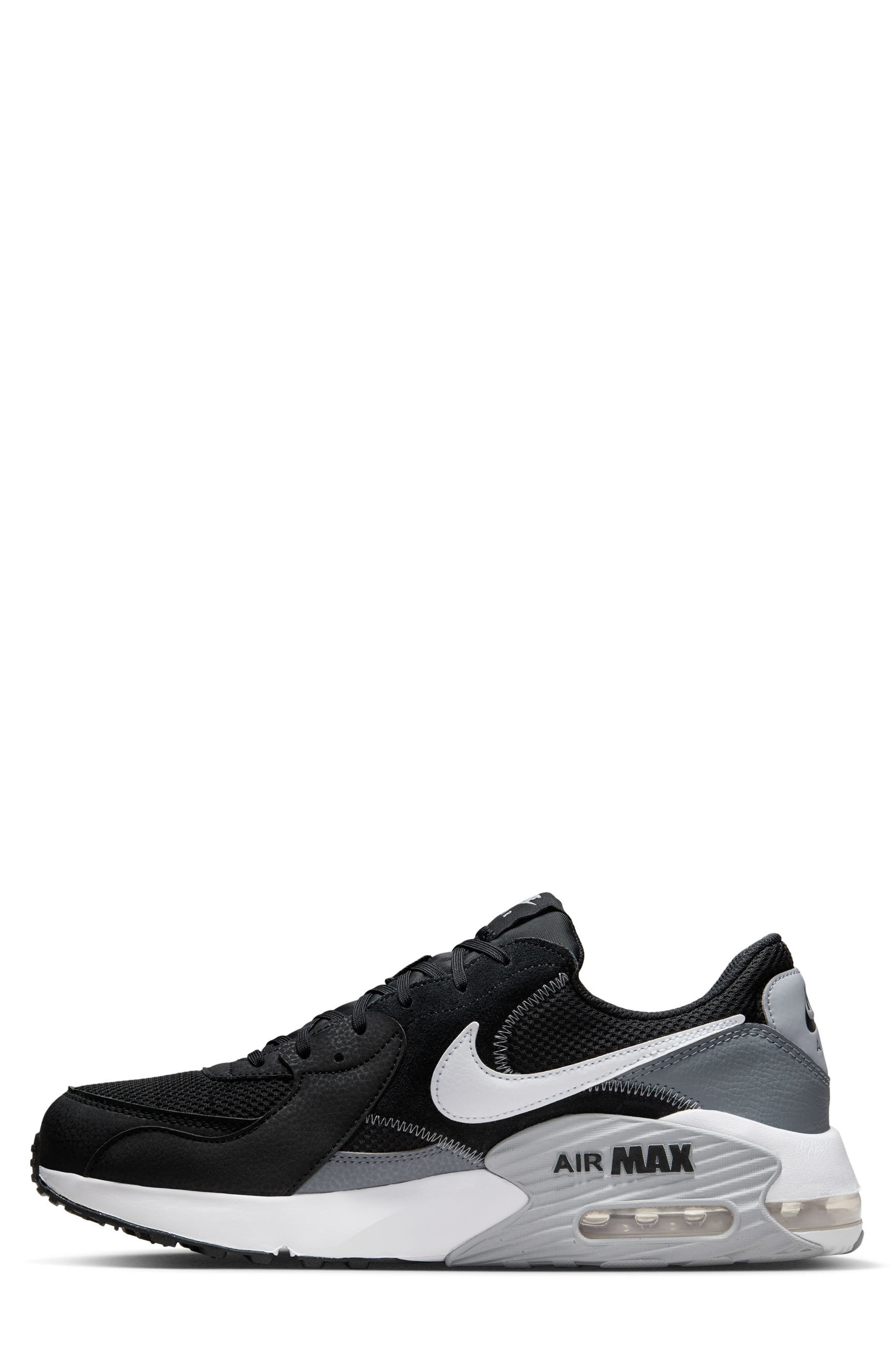 Nike Air Max Excee Sneaker, Alternate, color, 001 Black/White