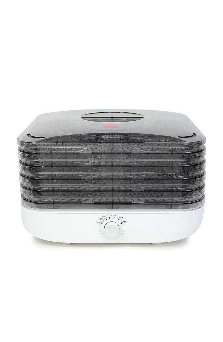 RONCO Turbo EZ-Store 5-Tray Dehydrator, Main, color, White