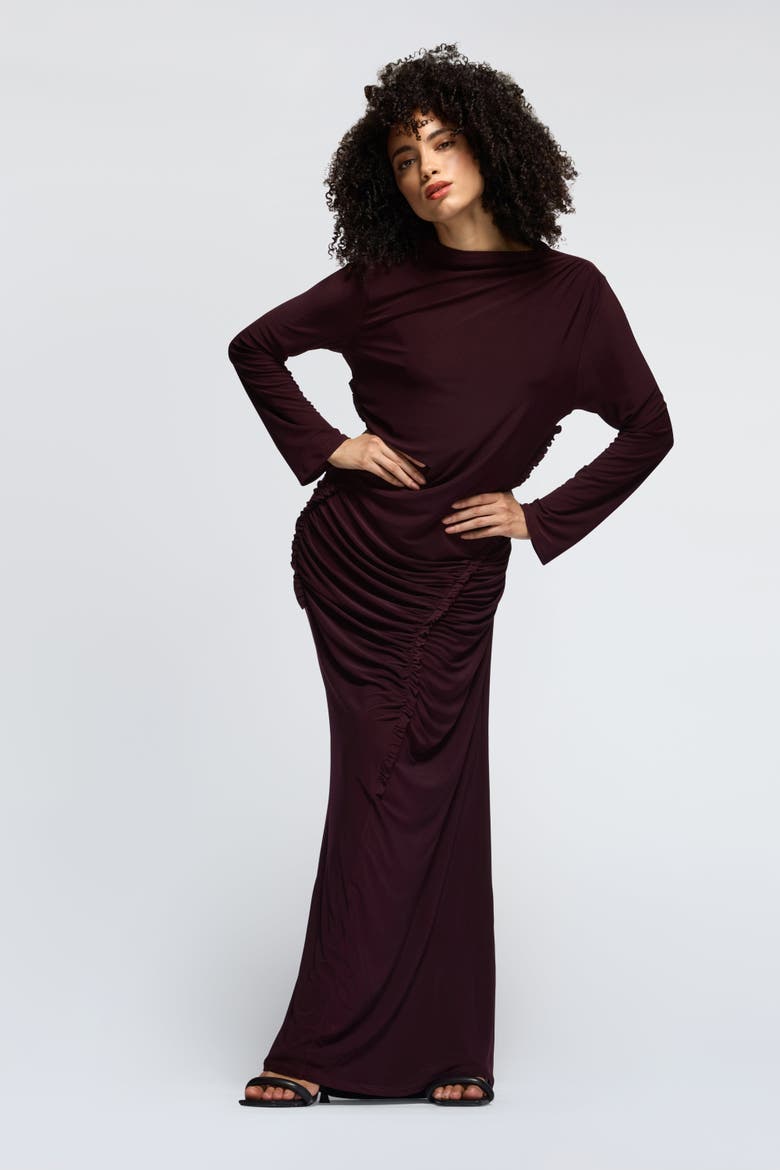 Kasia Dress, Alternate, color, Plum