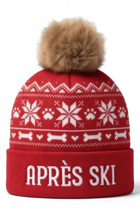 Après Ski Pet Pom Pom Hat