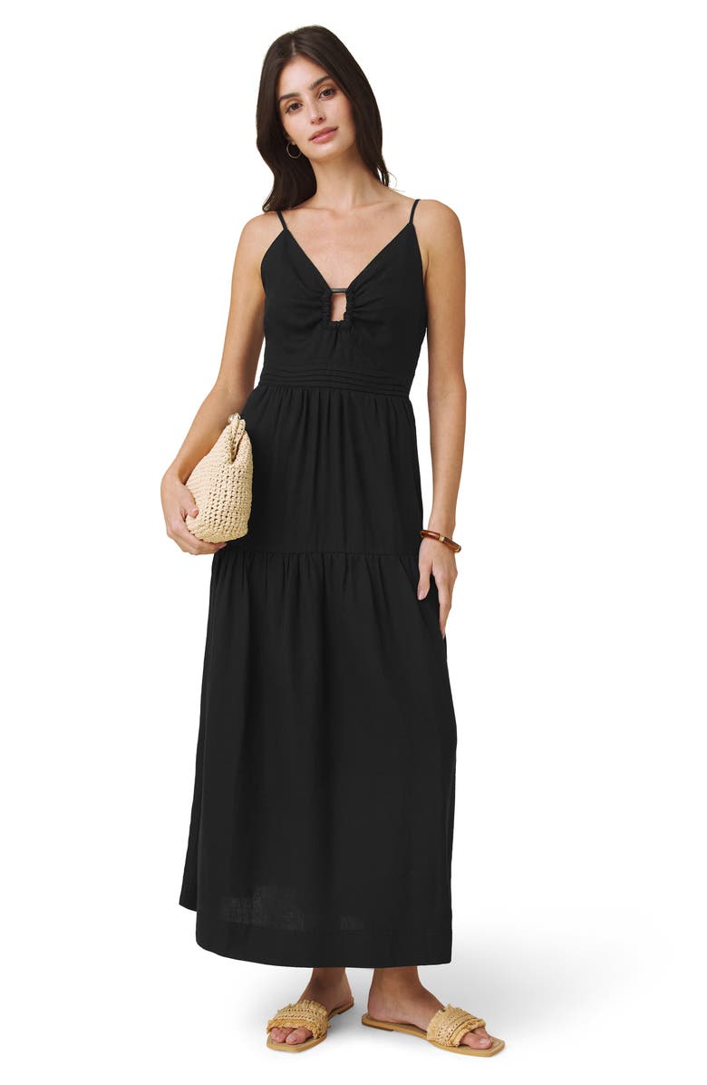 Splendid Darcy Sleeveless Tiered Maxi Dress, Alternate, color,