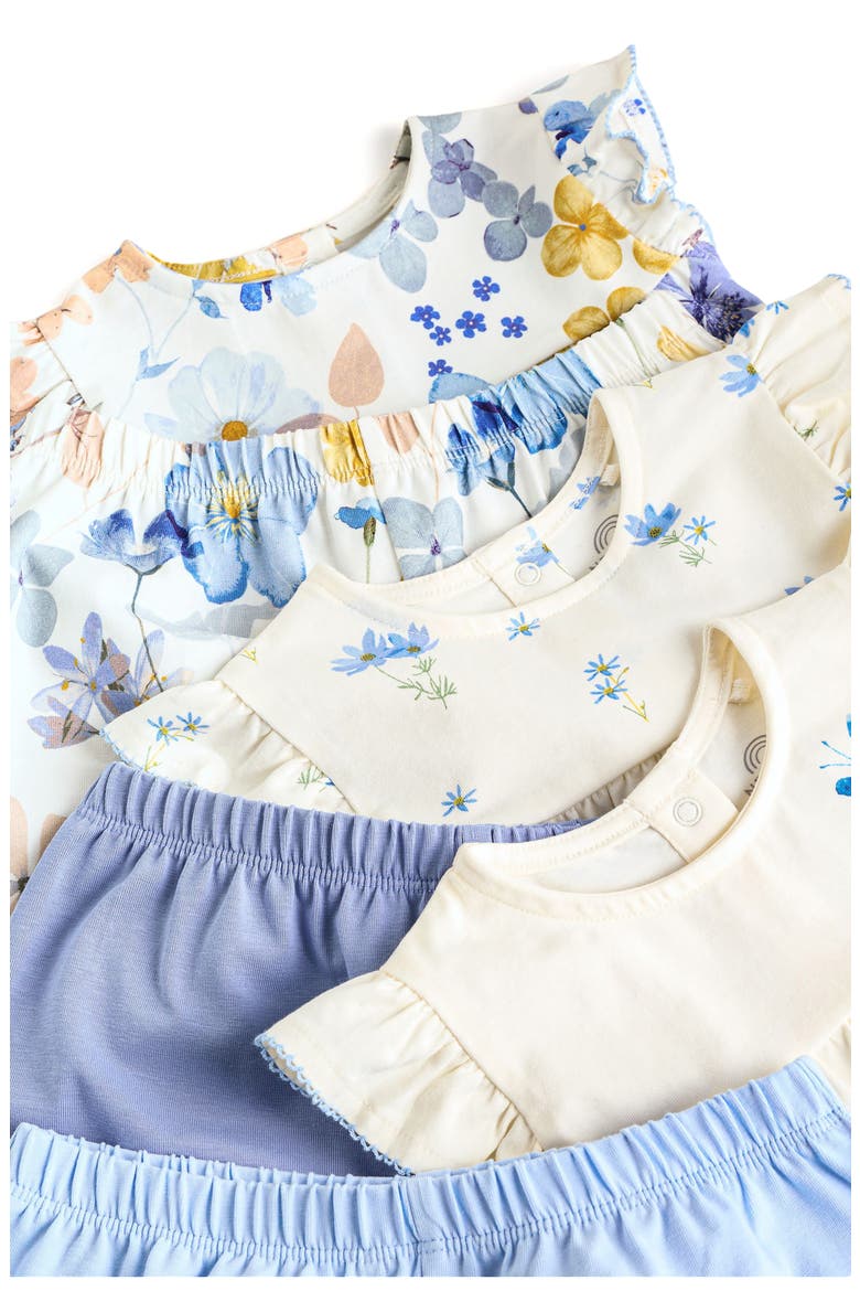 6-Pack Assorted Top & Shorts Set, Alternate, color, BLUE MULTI