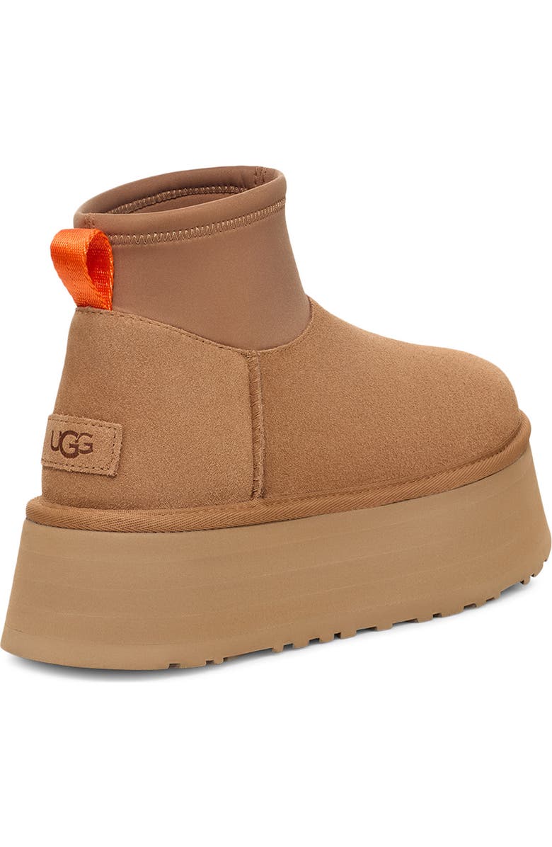 UGG<sup
®</sup
Classic Mini Dipper Platform Boot, Alternate, color, Chestnut