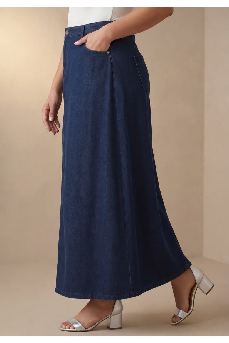 Bi-Stretch Wide Leg Pant, Alternate, color, INDIGO
