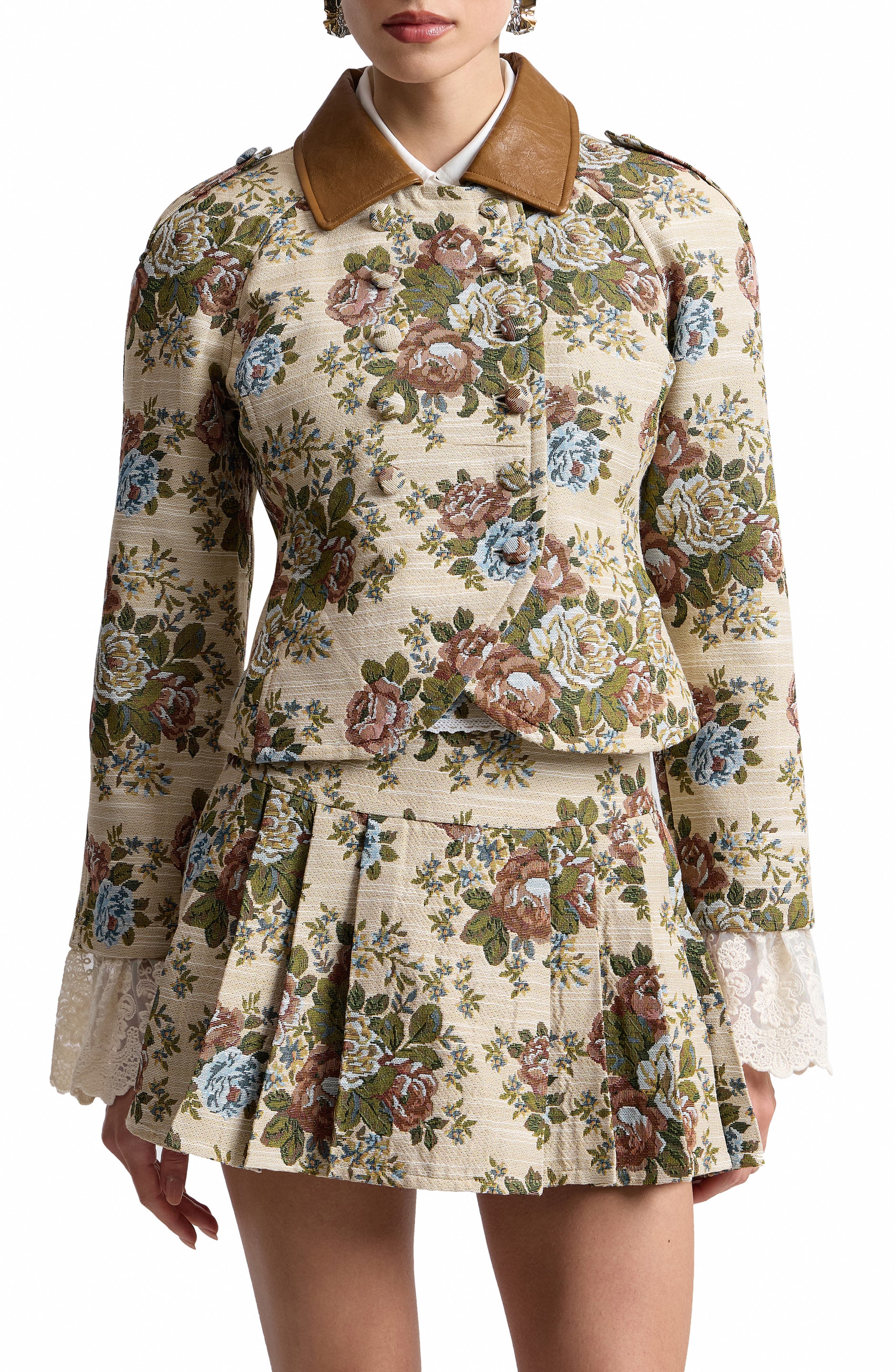 selected TAUPE FLORAL MULTI
