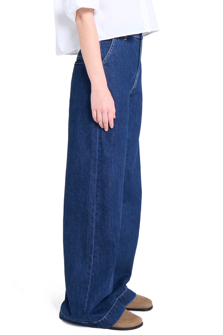 McDougal Wide Leg Jeans, Alternate, color, DARK STONE