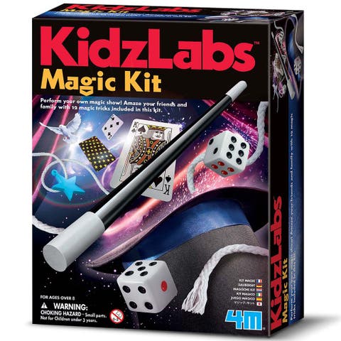 Kidzlabs Magic Kit Learn 12 Magic Tricks, Sleight Of Hand Set
