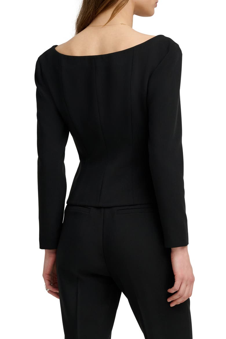 The Reveal Blazer, Alternate, color, BLACK
