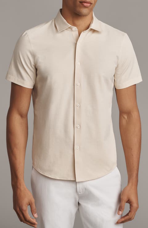 Brezza Performance Short Sleeve Button-Up Shirt