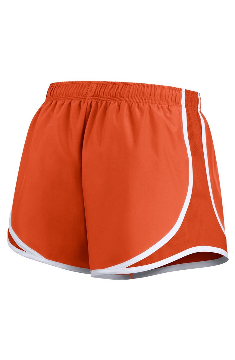 Nike Women's Nike Orange Clemson Tigers Primetime Tempo Performance Shorts, Alternate, color, 