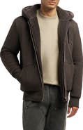 Moose Knuckles Classic Bunny Fleece Jacket with Removable Faux Fur Lining