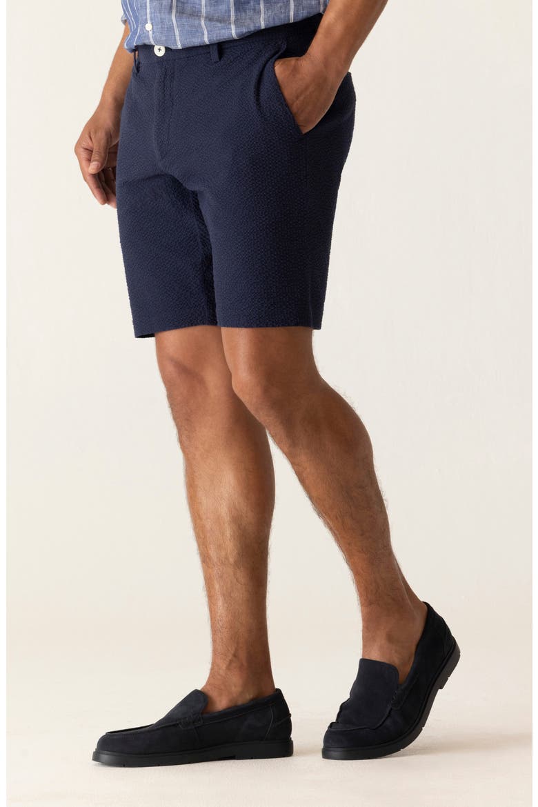 Oasis Stretch Cotton Bermuda Shorts, Alternate, color, INDIGO