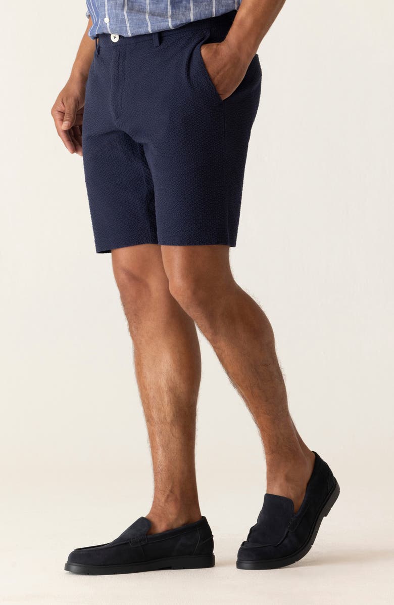 DEKE Oasis Stretch Cotton Bermuda Shorts, Alternate, color, Indigo