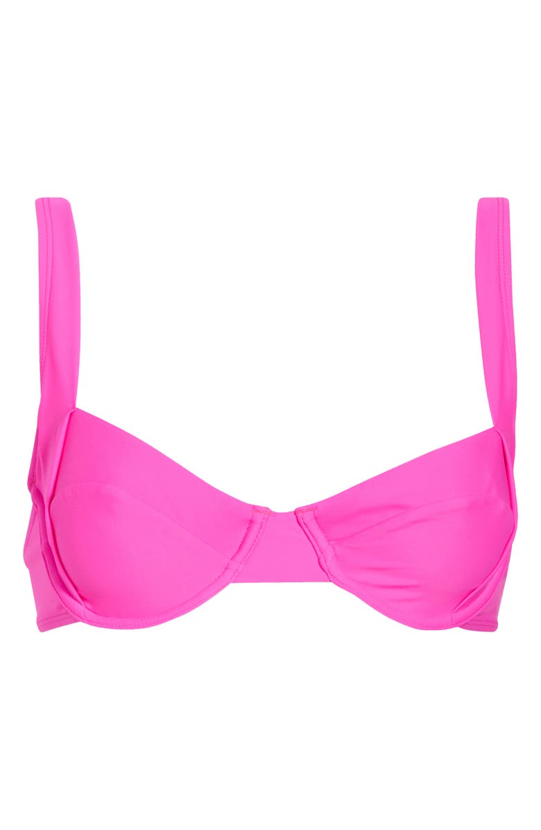 Good American Support Demi Underwire Bikini Top, Alternate, color, Pink Glow002