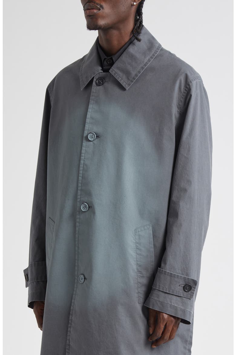 Spray Dye Cotton Coat, Alternate, color, ANTHRACITE