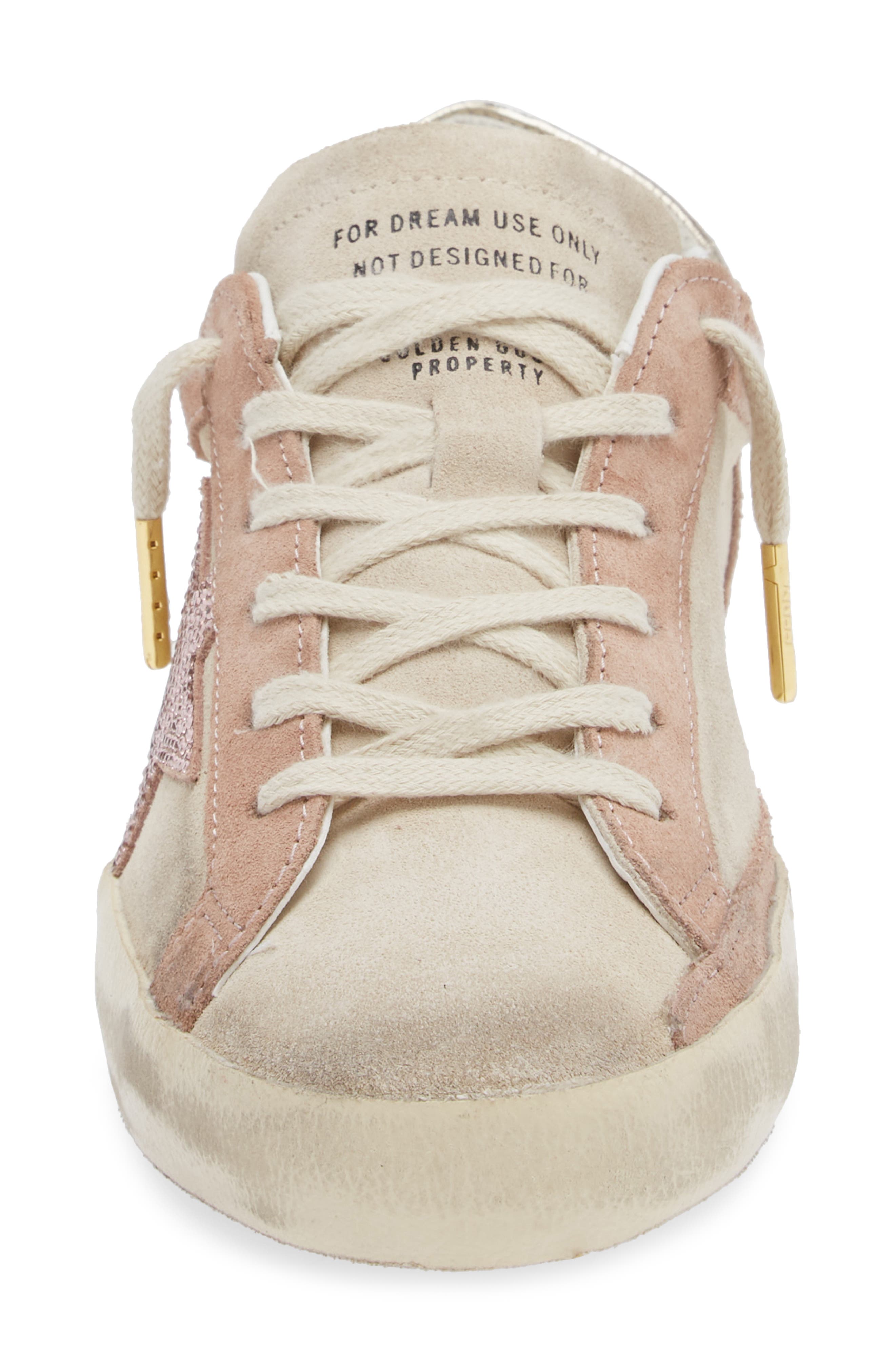 Golden Goose Super-Star Sneaker, Alternate, color, Beige/ Pink