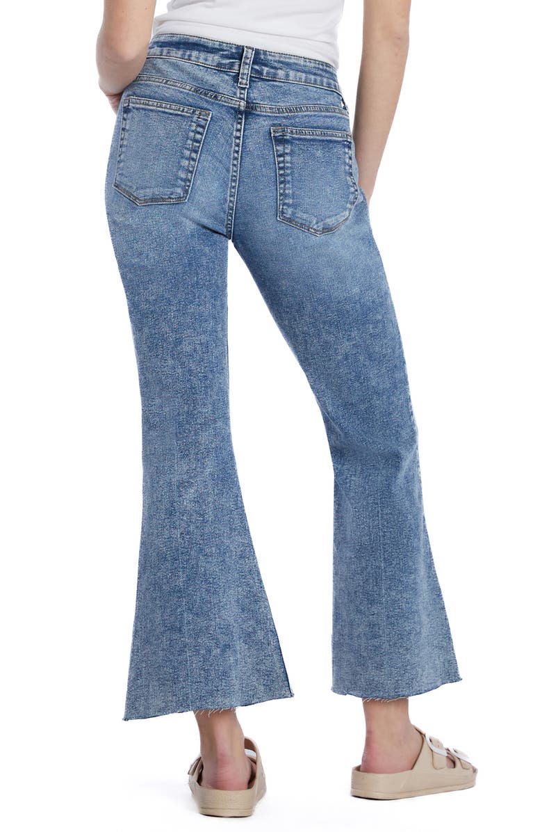 HINT OF BLU Fun Slim Flare Jeans, Alternate, color, Blue Love