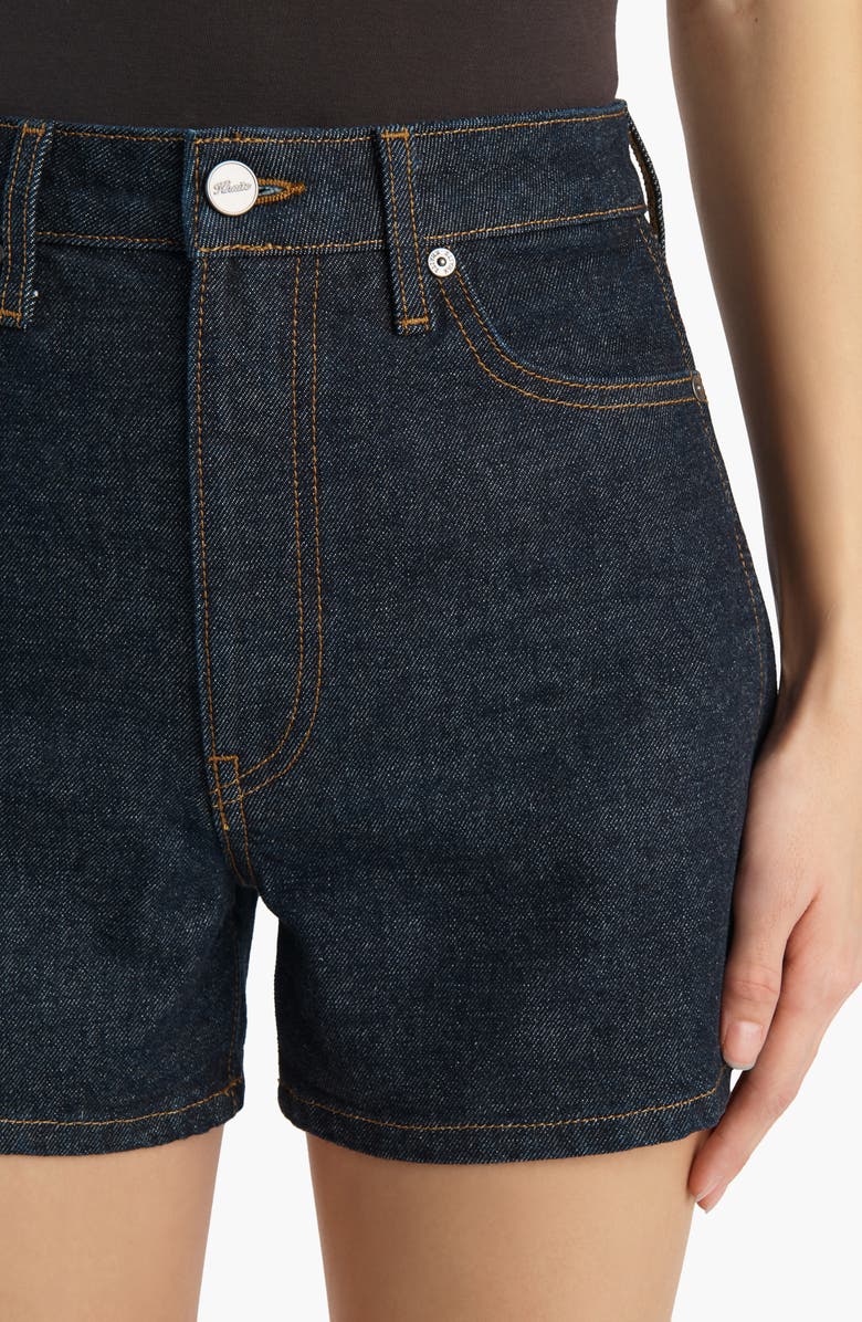 Khaite Dayna Denim Shorts, Alternate, color, Benson