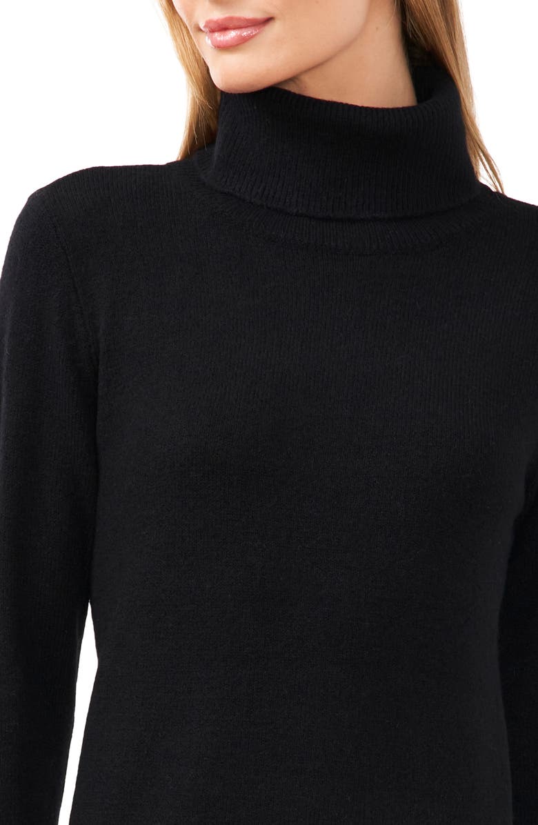 CeCe Turtleneck Long Sleeve Sweater Dress, Alternate, color, 