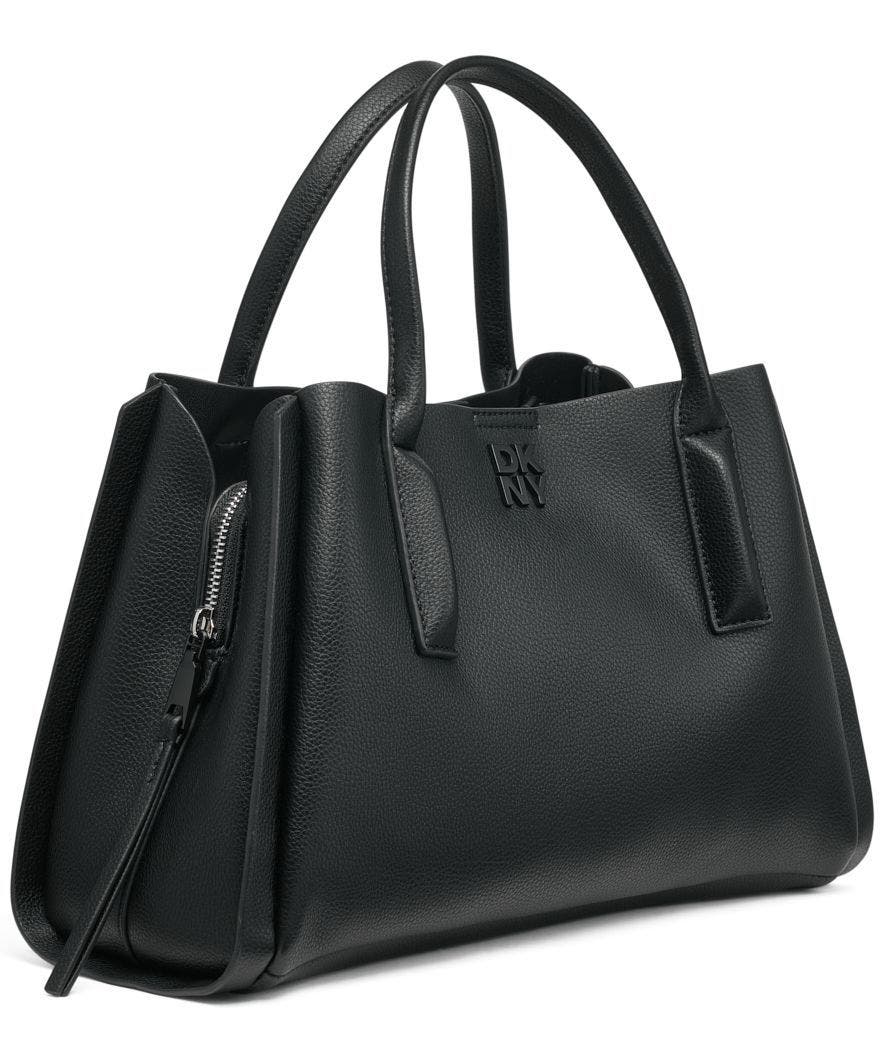DKNY Josie Satchel, Alternate, color, Black/Black