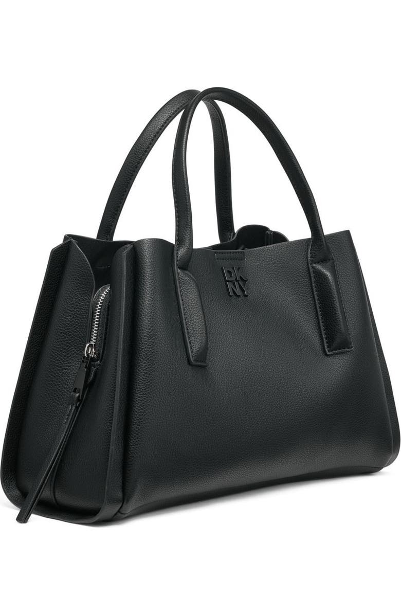 DKNY Josie Satchel, Alternate, color, Black/Black