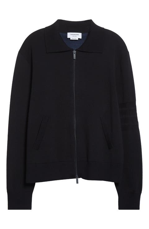 ジャケット THOM BROWNE 4 BAR CARDIGAN Wool 4 Bar V Neck Cardigan | Thom Browne