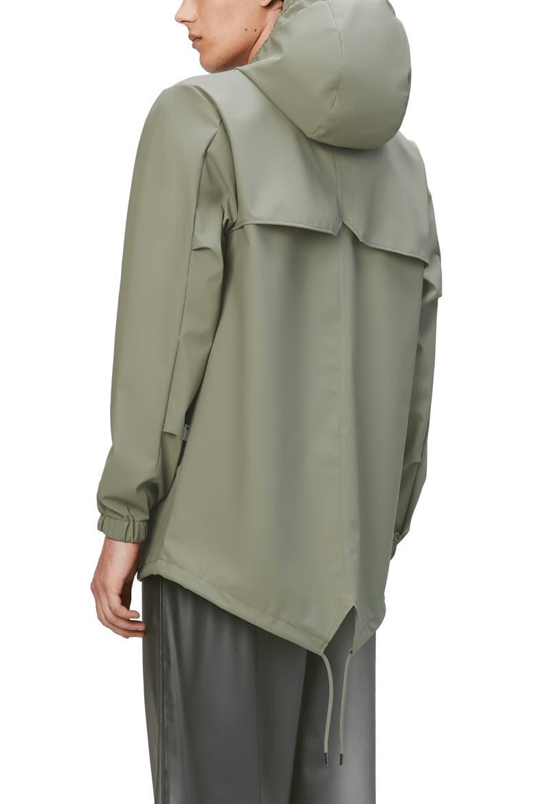 Fishtail Hooded Waterproof Rain Jacket, Alternate, color, DRIFT
