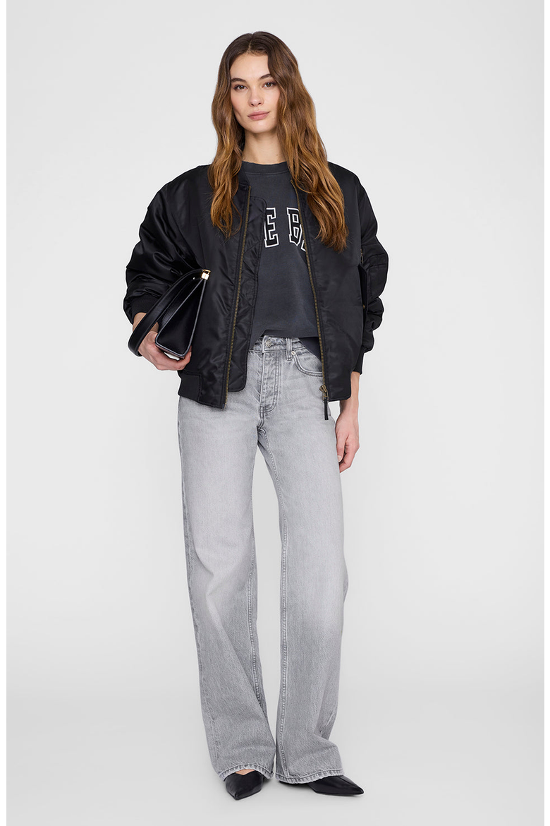 Miles New Classic Sweatshirt, Alternate, color, Washed Black